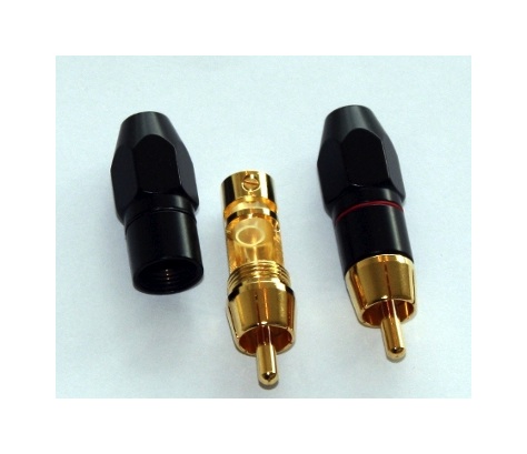 Crusade Audio Gold RCA Connectors (Set of 4)