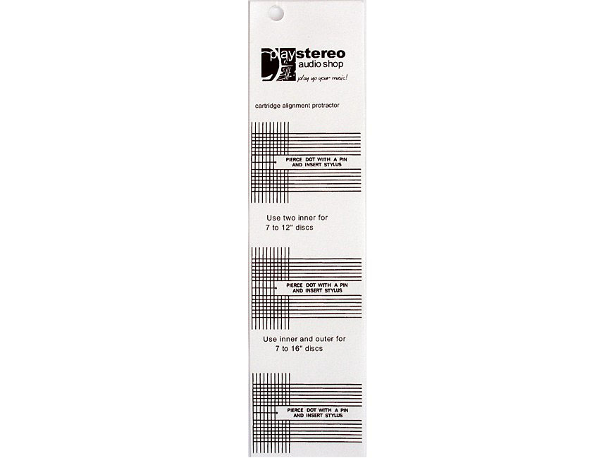 PlayStereo Cartridge Alignment Protractor