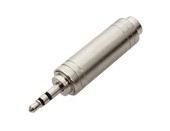 Adattatore da minijack stereo maschio a jack femmina HICON