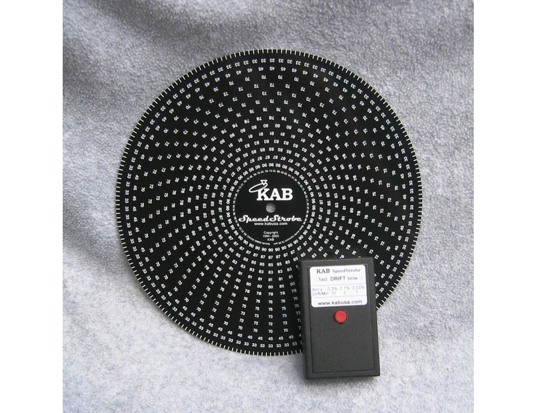KAB SpeedStrobe Turntable Speed Tester