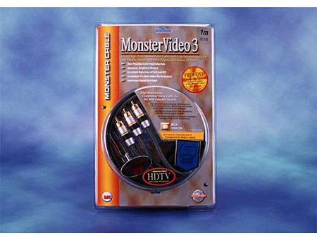 Monster Video3 MV3CV 3 Cavi Video RCA