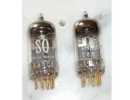 Philips E88CC SQ Gold pins N.O.S. selected pair tubes