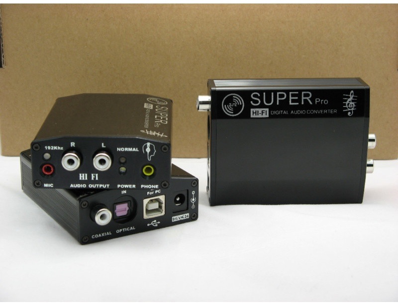 SuperPro 707 DAC USB with headphone out and digital in/out