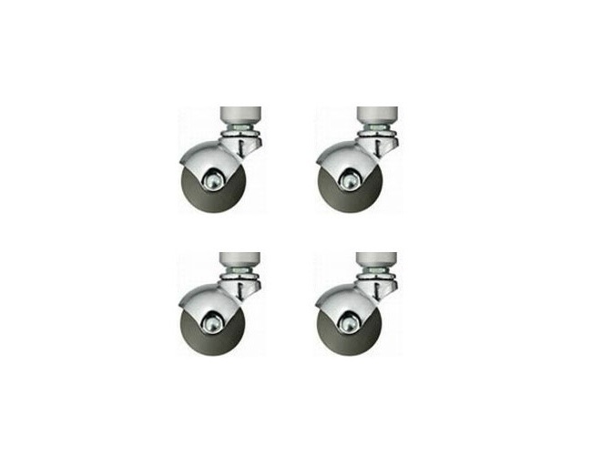 Quadraspire QCST Silver Castors 4-Pack