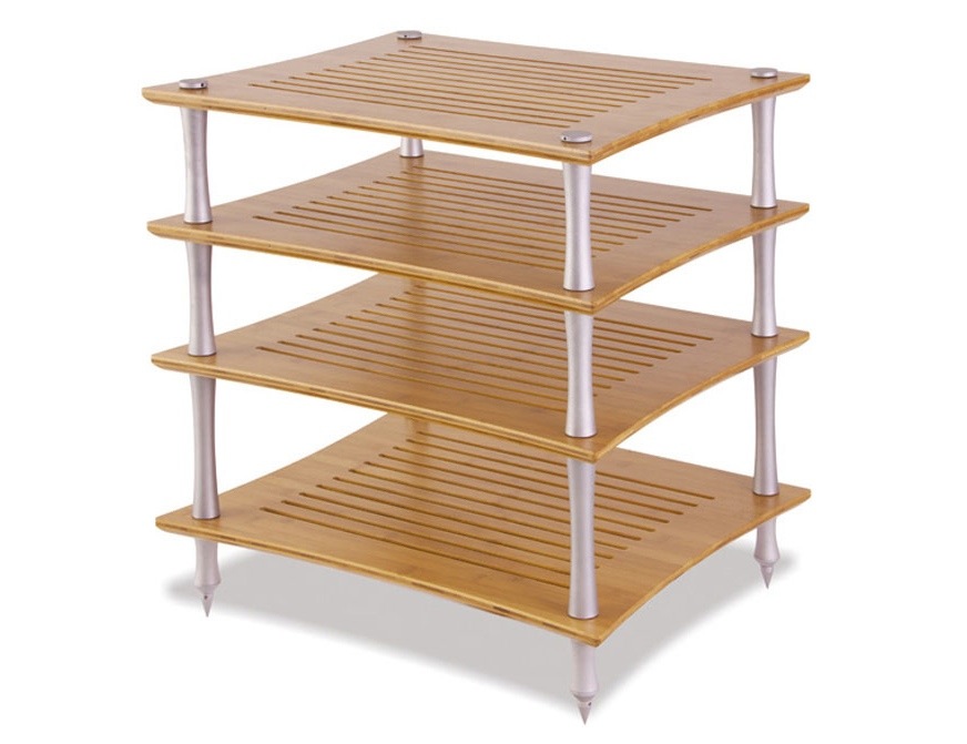 Quadraspire Sunoko-Vent T Bamboo HiFi Shelving System