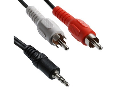 RCA to minijack cable  2m