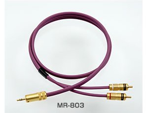 SAEC MR-803 minijack/RCA Stereo Cable for portable players