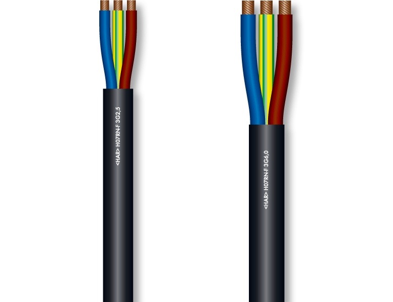 Sommer Cable Rubberflex Power Cable (cut-sales)