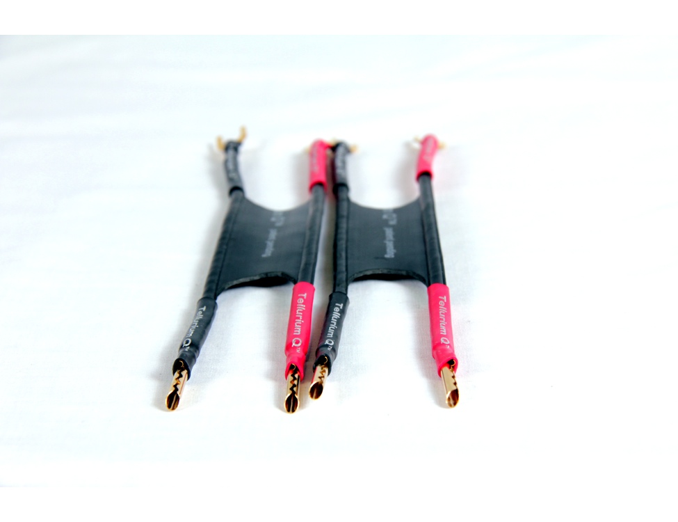 Tellurium Q Links Ultra Black Jumpers for speakers (pair)