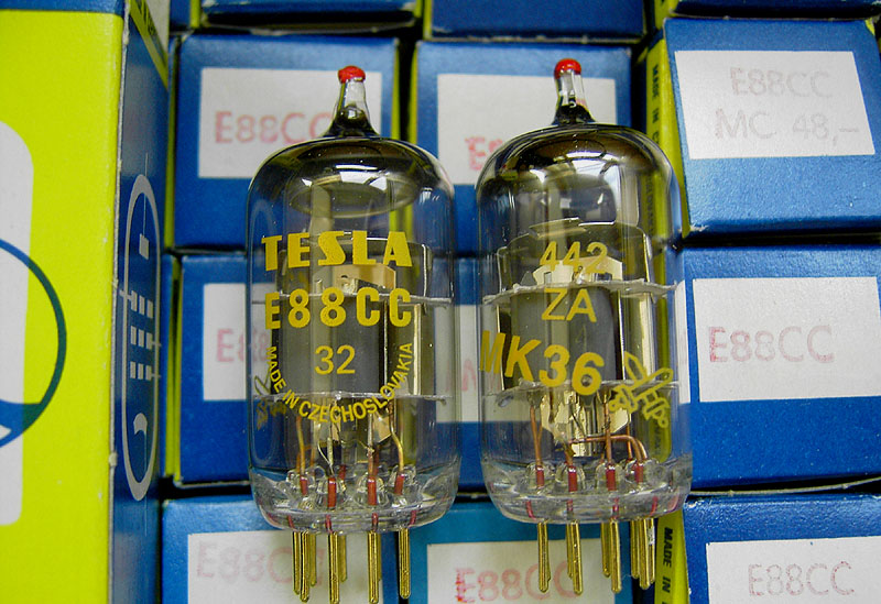 Tesla E88CC Gold Pins N.O.S. tubes