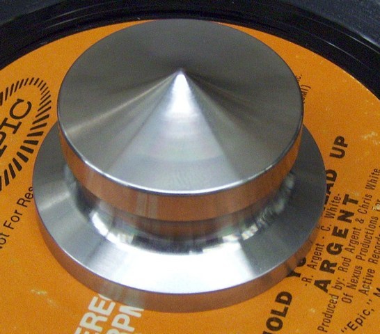 TTWeights Classic 45 rpm Adaptor & Record Weight 191g St. Steel