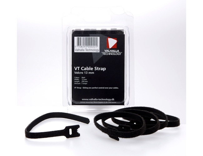 Valhalla Technology Strisce in Velcro per cavi (Set di 5)