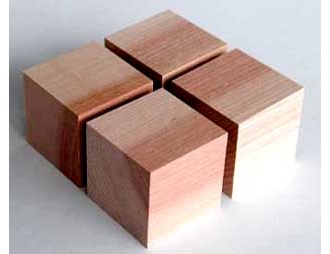 Yamamoto	QB-2 Cube base made from Asada Cherry (Set of 4)