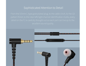 FiiO F3 Dynamic In-Ear Monitors with Mic