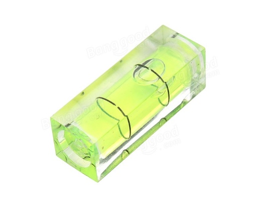 PlayStereo Rectangular Spirit Bubble Level for Turntables 40mm