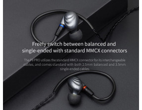 FIIO F9 PRO IEM Triple Dynamic Driver Knowles Hybrid MMCX Detachable Cable +Balanced
