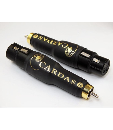 Cardas Audio MRCA/FXLR Male RCA to Female XLR Adapter - black series (Set of 2)