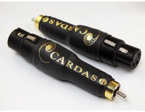 Cardas Male XLR to RCA Adapter black series (Set of 2)