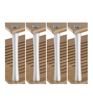 Quadraspire Colonne Primo Ripiano da 32mm (Set di 4)