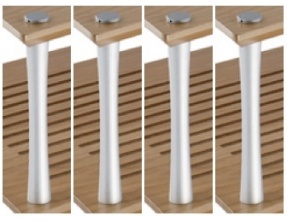 Quadraspire 32mm Third Shelf Columns (Set of 6)