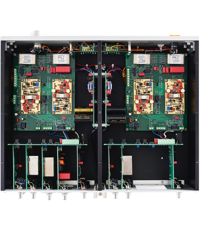 DollaTek Preamplificatore Volume HiFi – ALPS16, RCA Oro, Alluminio CNC, Alta Precisione