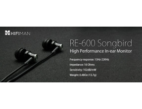 HiFiMAN RE600S V2 In-Ear Monitor/IEM [b-Stock]