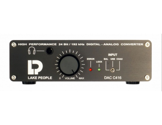 Lake People C416-H DAC 24/192 con Amplificatore per Cuffie