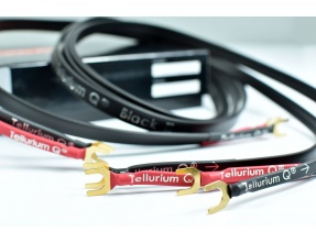 Tellurium Q Black II Speaker Cables Spade terminated
