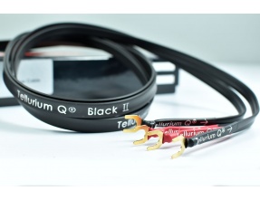 Tellurium Q Black II Speaker Cables Spade terminated