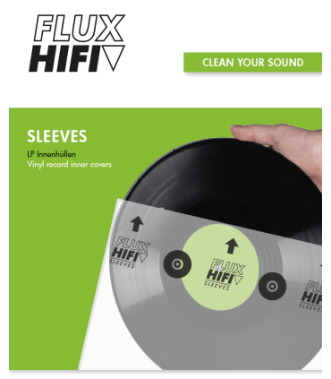 Flux Hi-Fi VINYL Buste interne LP alta qualità - Set da 50