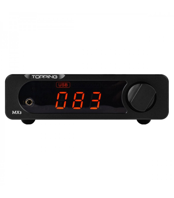 Topping MX3 Class D Amp with DAC, Bluetooth receiver Headphone output Remote