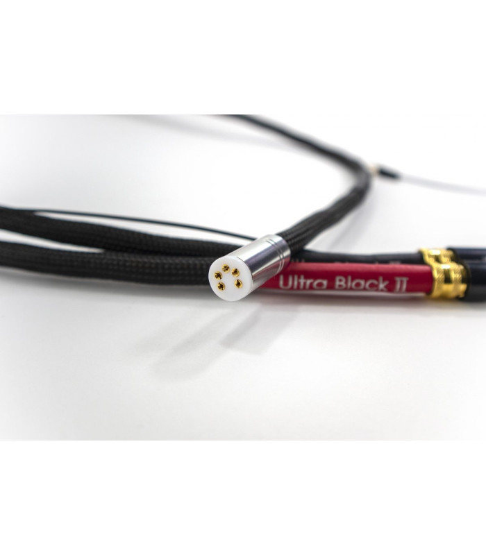 Tellurium Q Black II Cavo di interconnessione Phono DIN 5 pin / RCA