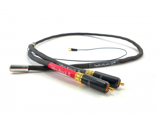Tellurium Q Ultra Black II Cavo Phono Giradischi DIN 5-pin / RCA