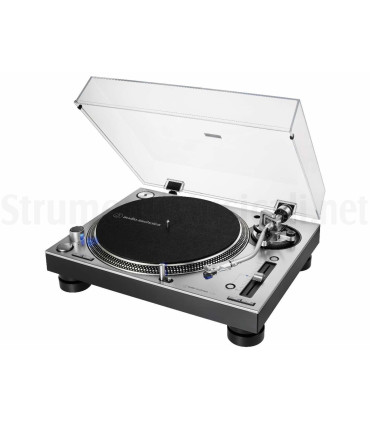 Audio Technica AT-LP140XP SV Giradischi professionale a trazione diretta (Silver)