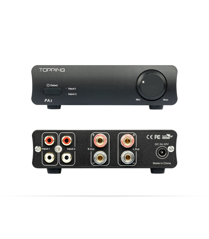 Topping PA3 Amplificatore Integrato in Classe D 80W x 2