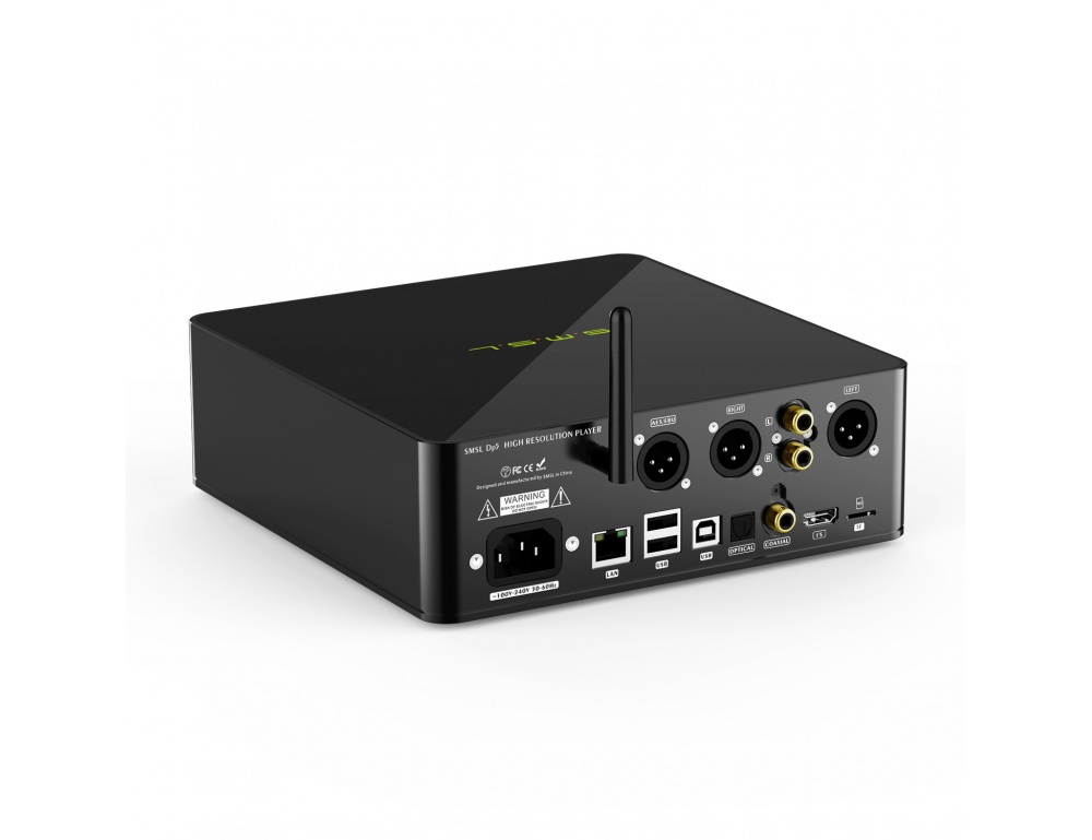 Streamer SMSL DP5 Smsl-dp5-streamer-di-rete-mqa-bilanciato-hi-res-dac-es9038pro-i2s