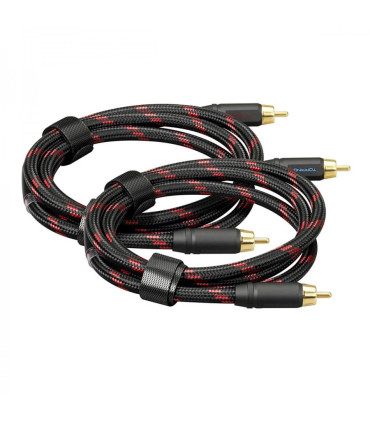 Topping TCR2-25 Silver Plated OFC Copper RCA Cable (different lengths)