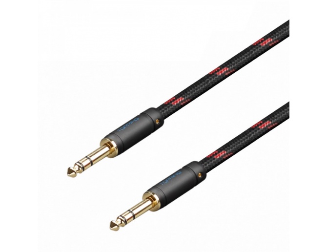 Topping TCT1-75 Balanced Jack 6.35mm TRS Interconnect Cables OCC Copper 75cm (Pair)