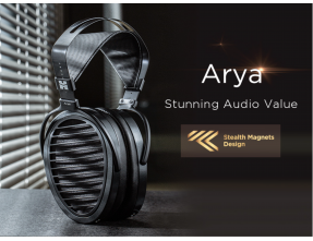 HiFiMAN Arya Stealth Revision Planar Magnetic Headphones