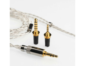 FiiO LC-RD High-Purity Pure Silver Earphone Cable with swappable plug 3.5/2.5/4.4mm