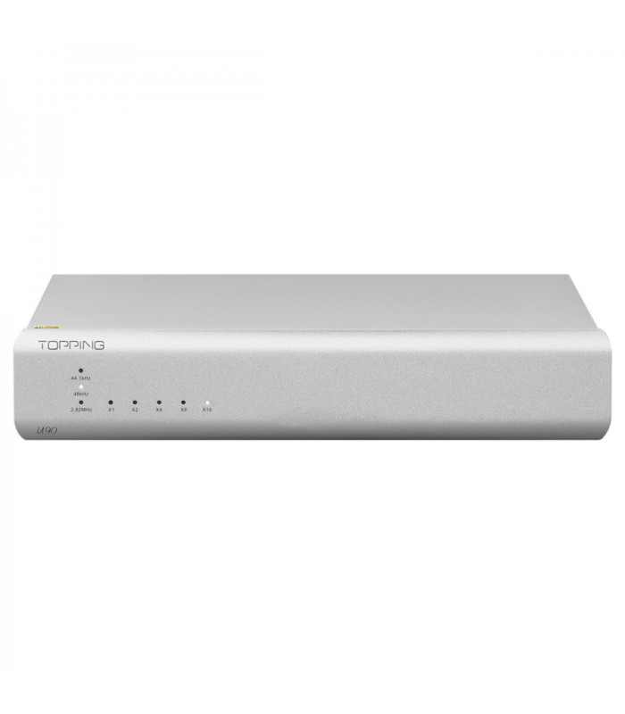 Topping U90 Convertitore Audio USB Hi-res da USB a I2S LVDS AES SPDIF Accusilicon XMOS XU216 32 bit 768 kHz DSD512