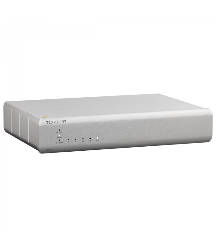 Topping U90 Convertitore Audio USB Hi-res da USB a I2S LVDS AES SPDIF Accusilicon XMOS XU216 32 bit 768 kHz DSD512
