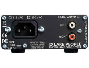 Lake People G103-S MKII Headphone Amplifier