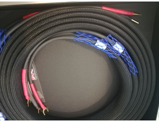 Tellurium Q Ultra Black II Speaker Cables Spade-Banana terminated (2.5 mt)