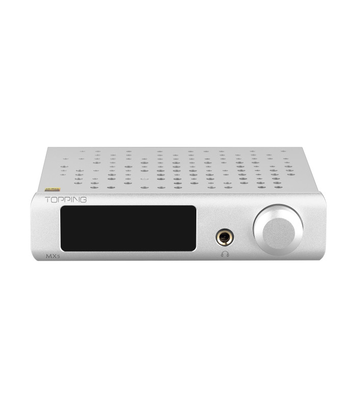 Topping MX5 Amplificatore Merus MA12070 Classe D NFCA XMOS Bluetooth aptX HD 2x55W 4Ω 32bit 384kHz DSD256