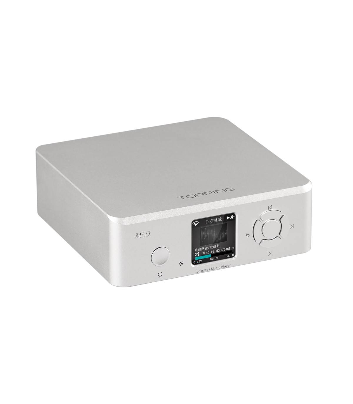 Topping M50 Lettore di rete digitale 24bit/384kHz DSD256 Bluetooth WiFi DLNA AirPlay