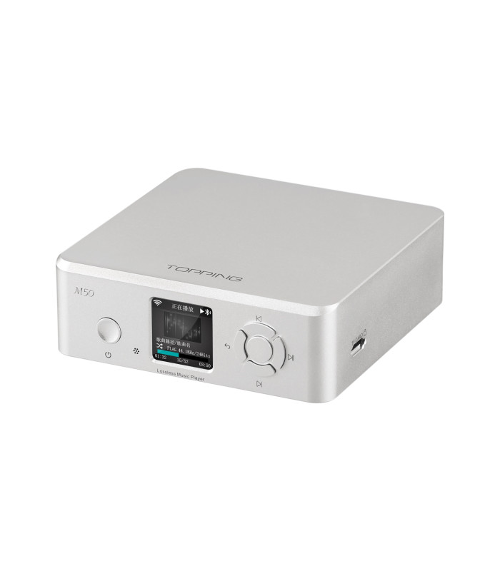 Topping M50 Lettore di rete digitale 24bit/384kHz DSD256 Bluetooth WiFi DLNA AirPlay