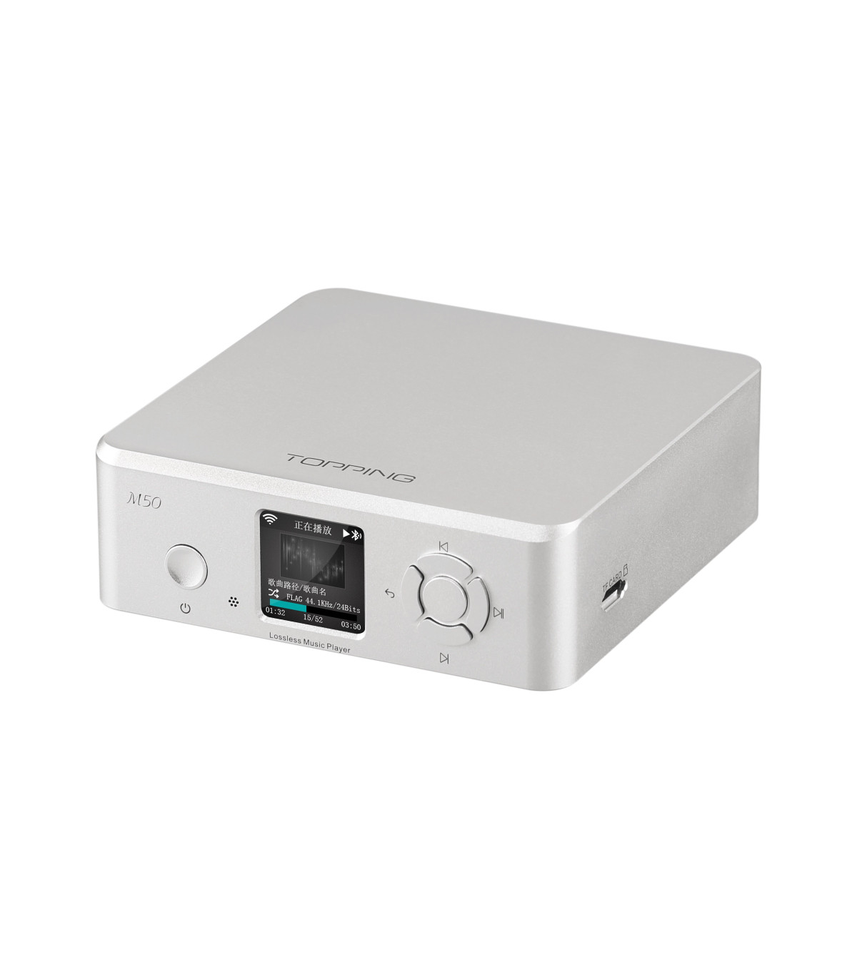 Topping M50 Lettore di rete digitale 24bit/384kHz DSD256 Bluetooth WiFi DLNA AirPlay