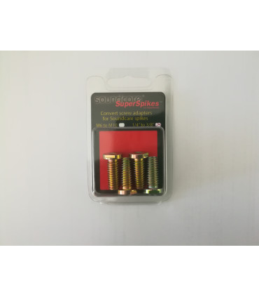 Soundcare SuperSpikes Adattatore da 1/4" a 3/8" Serie Gold (Set di 4)