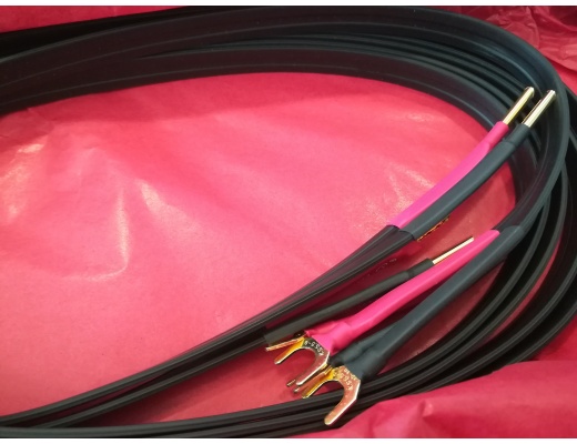 Tellurium Q Black II Speaker Cables Spade-Banana terminated